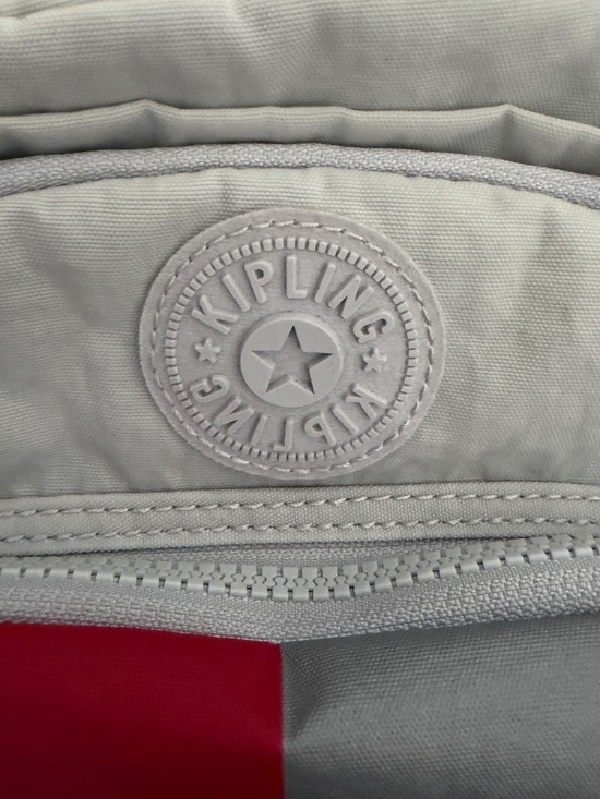 Grey Kipling backpack with monkey keychain main image 5